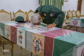 استقبال از پیکر ۳ شهید تازه تفحص شده دفاع مقدس در شیراز‎‎