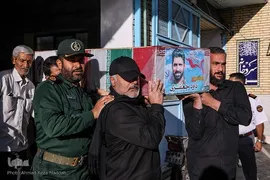 مراسم تشییع پیکر مطهر شهید مدافع حرم، سردار «داوود جعفری»