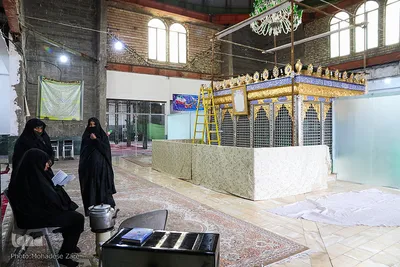 آستان مقدس امام‌زادگان پنج‌تن، در دهستان تبادکان