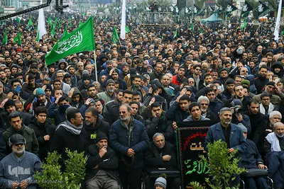 اجتماع عزاداران فاطمی در میدان هفت تیر تهران