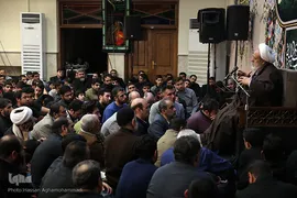 مراسم سوگواری ایام شهادت حضرت زهرا(ع) در حسینیه هدایت