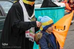 استقبال مردم اهر از پیکر پاک و مطهر شهید گمنام ۸ سال دفاع مقدس