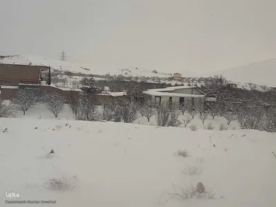طبیعت برفی مناطق شهری و روستایی اهر