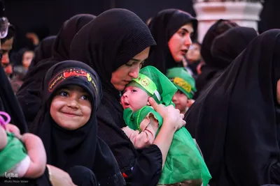 مراسم شیرخارگان حسینی در حسینیه اعظم زنجان