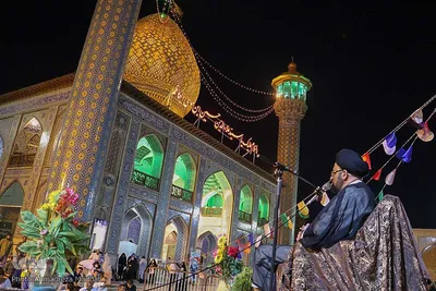 جشن میلاد امام رضا(ع) در سید علاءالدین حسین(ع) شیراز