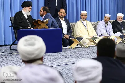 دیدار شرکت‌کنندگان در مسابقات قرآن با رهبر انقلاب