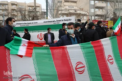 تجمع مردم تبریز در مقابل کنسولگری ترکیه در تبریز