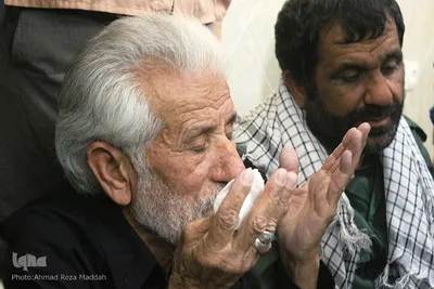 مراسم وداع خانواده شهید محمد قائدی