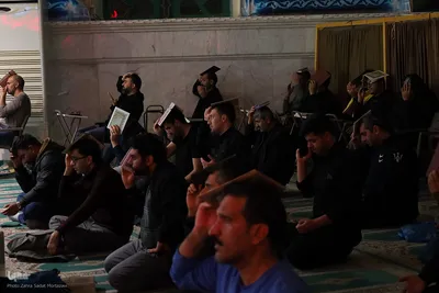 احیای شب نوزدهم ماه رمضان در امامزاده سیدمحمد(ع) خمینی‌شهر