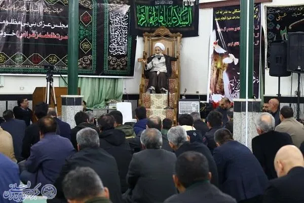 آیین شب شهادت حضرت زهرا سلام الله علیها در مسجد سجادیه بابلسر