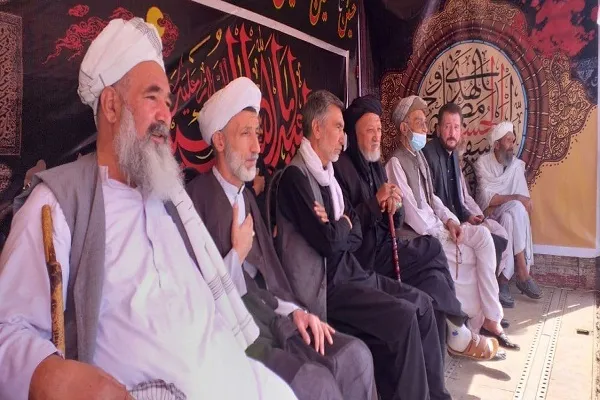 حضور مقامات طالبان در مراسم عاشورای حسینی در هرات
