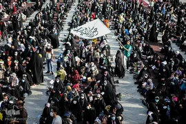 اجتماع دختران انقلاب برای حمایت از حجاب