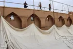آیین سنتی پوش کشی در خانه امام حسینی یزد‎
