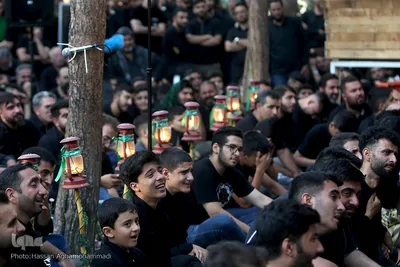 مراسم عزاداری روز هفتم محرم در قطعه 40 (سرداران بی پلاک) بهشت زهرای تهران