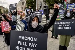Turkish People Hold Rally to Condemn French Magazine’s Offensive Cartoons