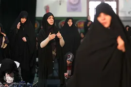 مراسم عزاداری شهادت حضرت زهرا(س) در حرم عبدالعظیم حسنی(ع)