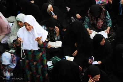مراسم دعای عرفه امام حسین(ع) – مسجد حاج آقا صابر اراک/عکاس:طاها نظیری
