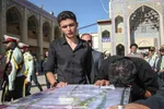 تشییع پیکر شهید امنیت در شیراز‎