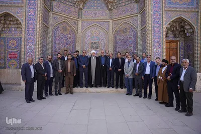 محفل قرآن کریم در مسجد نصیرالملک شیراز