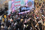 تجمع بزرگ منتظران ظهور هم‌زمان با شب نیمه‌شعبان در ملایر