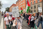 İsveç'te İsrail'in Filistin ve Lübnan'a yönelik saldırıları protesto edildi