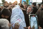 تشییع شهید گمنام در همدان‎