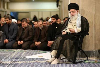 مراسم سوگواری سالروز شهادت امام علی(ع) در حضور رهبر معظم انقلاب