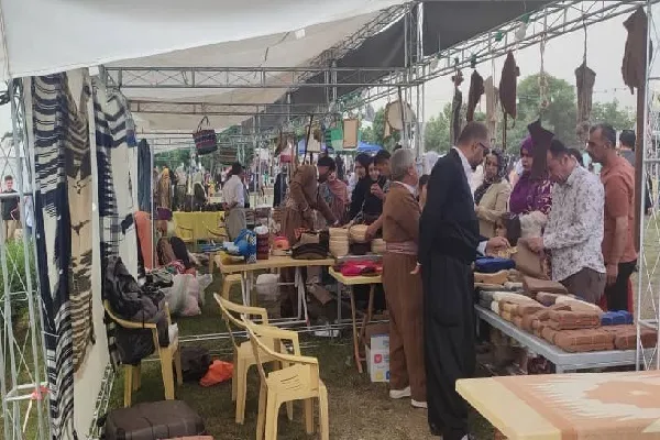 نخستین نمایشگاه صنایع‌دستی استان کردستان در حلبچه عراق برپا شد