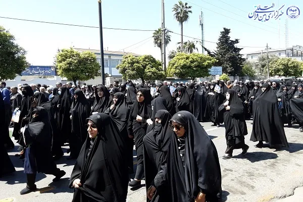 تشییع پیکر آیت‌الله شهید سلیمانی در بابلسر