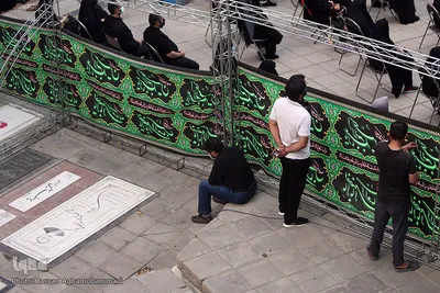 مراسم عزاداری چهارمین روز محرم در آستان مقدس امامزادگان عینعلی و زینعلی(ع)