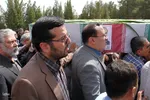 تشییع پیکر شهید هسته‌ای در یزد