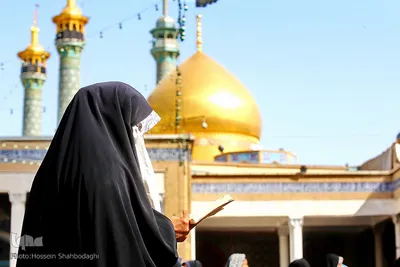 مراسم دعای عرفه در حرم حضرت معصومه(س)