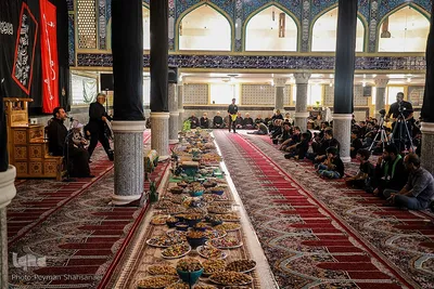 آیین سنتی ۶ امام حسین در شهر بَرزُک کاشان