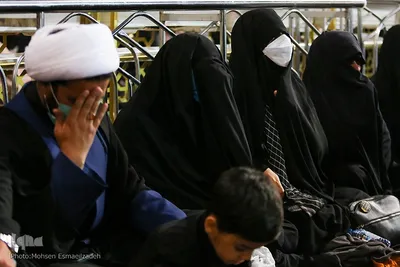 وداع با پیکر روحانی شهید اصلانی در حرم مطهر رضوی
