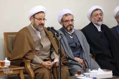دیدار مسئولان دفتر تبلیغات اسلامی حوزه علمیه قم با رهبر انقلاب