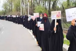سرینگر؛ مسلمان خواتین کا احتجاج