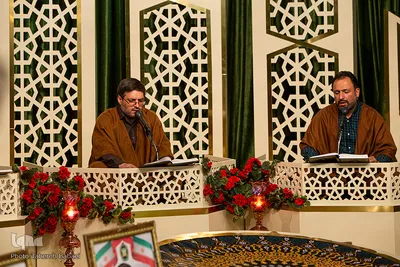 مراسم ترتیل خوانی قرآن در امامزاده صالح