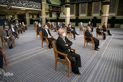 دیدار رئیس‌جمهور و اعضاء هیئت دولت با رهبر انقلاب اسلامی