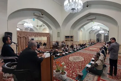 کرسی تلاوت رضوی زیارتگاه شهید مدرس - کاشمر
