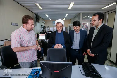بازدید حجت الاسلام و المسلمین احمد مازنی از خبرگزاری ایکنا
