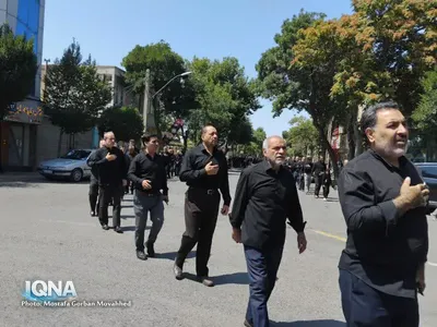 مراسم عزاداری خیابانی رحلت پیامبر اکرم (ص) در اهر