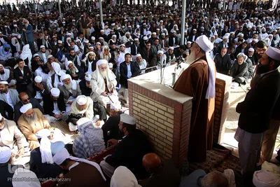 تشییع و نماز بر پیکر مولوی برفی در خراسان جنوبی