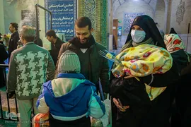 مراسم خداحافظی معتکفین