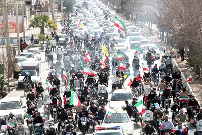 متفاوت ترین راهپیمایی 22 بهمن در یزد‎