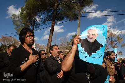 راهپیمایی مردم کرمان در پی شهادت سردار سپهبد شهید قاسم سلیمانی