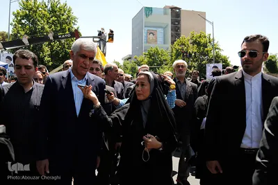 سید محمدعلی افشانی در راهپیمایی روز قدس