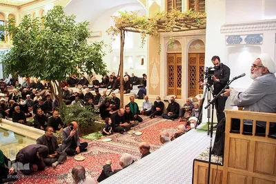 حسینیه ایران؛ مجلس روضه امام حسین(ع) در بیت شهید صدوقی‎‎