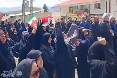 تشییع و تدفین پیکر پاسدار شهید اسلام رامین رمضانی در بندرج دودانگه ساری