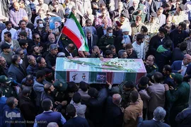 مراسم تشییع پیکر مطهر شهید مدافع حرم، سردار «داوود جعفری»