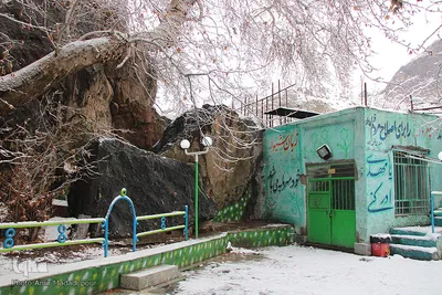 اولین برف زمستانی در روستای رزگ خراسان جنوبی